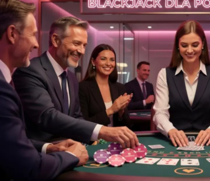 Stoły pokerowe i blackjack w aranżacji eventu firmowego