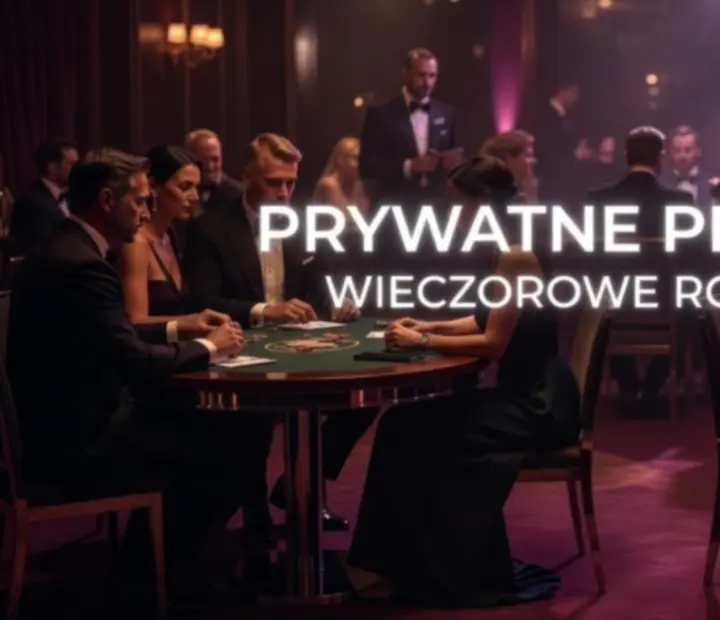 Stylowy prywatny wieczór z kartami, nastrojowym światłem i elegancką oprawą.